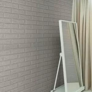 폼블럭 100X20m 연그레이 방수벽지 디자인 보온 방한_23507963