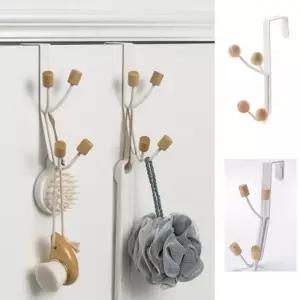 (타입 B형 세로 4구)키밍 도어훅 행거 4구 문걸이 가방수납 후크