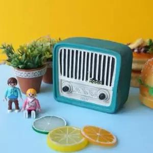 엔틱 VLB171R2 라디오 장식소품 미니어처 피규어 인테리어
