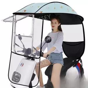 전기 지붕 방수 오토바이캐노피 스쿠터 커버 차양막 오토바이