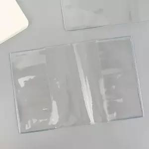 북커버 책 다이어리 커버 A5A6 노트북 보호 PVC 방수 표지 투명 스크랩북 의제 플래너