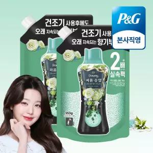 다우니 퍼퓸 쥬얼 에메랄드 브리즈 향기 부스터 대용량 리필 950g 2개