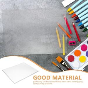 인쇄술을위한 대형 젤 인쇄 플레이트 재사용 가능한 모노 아트 공예 분류 카드 만들기 스크랩북 키드를위한