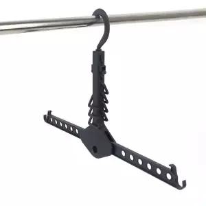 소품 정리 걸이 접이식 이동형 옷걸이 수납행거 아이디어 행거 (WFK7OT4)