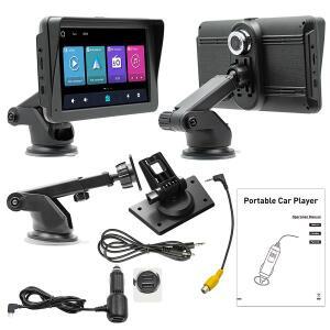 휴대용 차량용 라디오 멀티미디어 비디오 플레이어 무선 CarPlay 안드로이드 오토 7인치 터치스크린 AUX FM