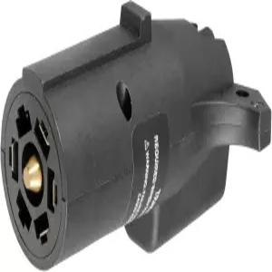 CURT 57004 LED 호환 7방향 RV 블레이드 차량 측면에서 4방향 플랫 트레일러 측면 배선 어댑터