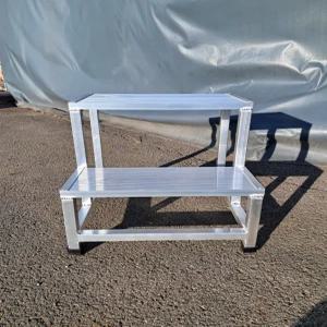 [유진시스템] 알루미늄 경량 발판 / 2단500H / [경량형] [작업발판] [소형] 기존 대비 약 40% 무게 절감!