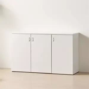 가죽 손잡이 서재수납장 다용도선반수납장