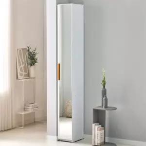 틈새 300X1800 전신거울행거수납장 자취방행거