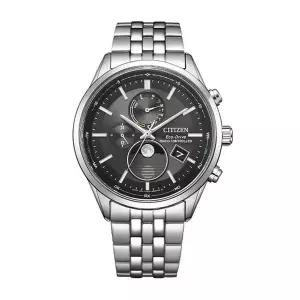 [신세계라이브쇼핑]시티즌 BY1030-50E 에코드라이브 라디오컨트롤 문페이즈 남성 메탈 시계