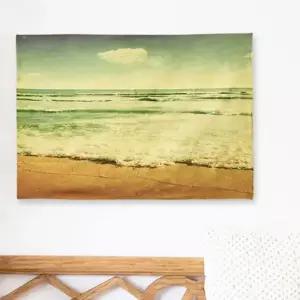 인테리어포스터 XAB106W4 패브릭 포스터 가림막 파도 S