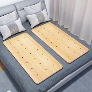 나무패드 허리보호 매트 토퍼 싱글 업그레이드 하드 깔판 소파용 소파 대나무보드 침대