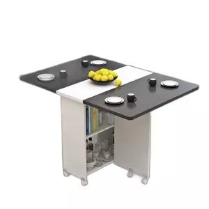 접이식 식탁 소형 원룸 휴대용 원목 확장형식탁 캠핑