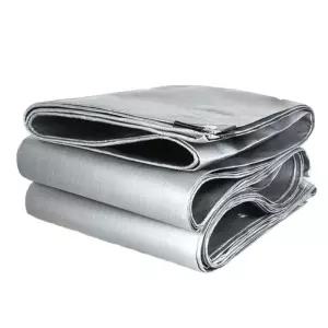 트럭 타포린 그린 매트 차량천막 방수포 천막 비닐 덮개 천 실버 화물차 6x8m