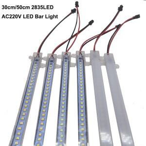 5pcs 10pcs LED 바 빛 AC220V 고휘도 8W 50cm 2835 엄밀한 스트립 에너지 절약 형광등.