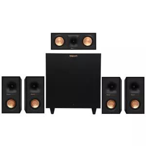 클립쉬 R40M(2EA)+R50C+R-8SW 북셀프 멀티5.1채널스피커