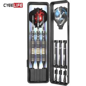 CyeeLife 전문가용 소프트 팁 다트 세트 플라스틱 전자 보드 실내 게임용 14G