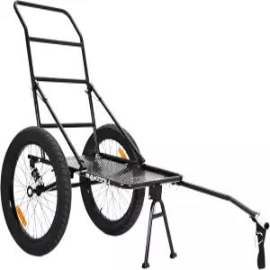 Bakcou - 접이식 유틸리티 전기 자전거 트레일러 히치 부착 액슬 익스텐더 16x3 두꺼운 타이어 캔버스