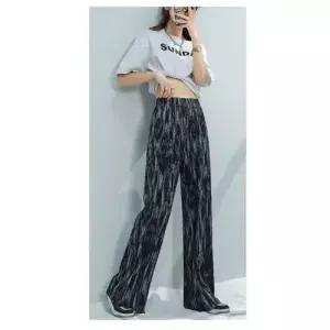 여성 여름 바지 아이스 쿨 스모그 와이드 팬츠 WE54BEA