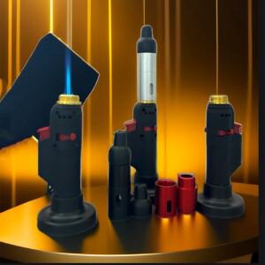 인기 판매 아로마테라피 라이터 휴대용 미니 금속 파이프 (화산석 포함)