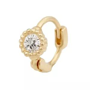 14K GOLD 큐빅 링 금 피어싱 (WFKJQHC)