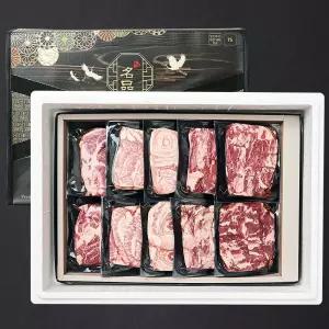 이베리코 베요타 돼지고기 선물세트 4호 2.4kg (목살 갈매기살 갈비살 악어살 항정살 황제살)