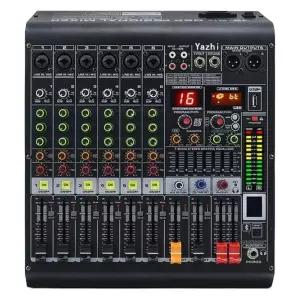 음향 콘솔 사운드 녹음 전문가용 채널 6웨이 공연 앰프 오디오 믹스 믹서 행사 장비