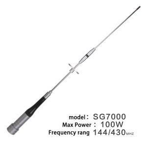 SG-7000 고이득 UV 듀얼 밴드 안테나, 144 Mhz, 430Mhz, Motorola Yaesu, icom, Kenwood, 자동차 라디오