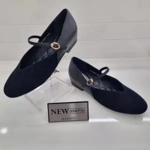 [탠디]미셸by탠디 여성 메리제인 스웨이드콤비 플렛슈즈 HH_X25214B