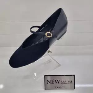 [탠디]미셸by탠디 여성 메리제인 스웨이드콤비 플렛슈즈 H_X25214B