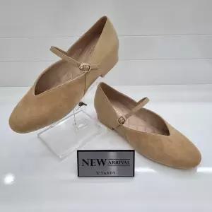 [탠디]미셸by탠디 여성 메리제인 스웨이드콤비 플렛슈즈 H_X25214A