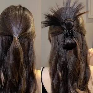 가시번 헤어핀 뒷머리 반묶음 올림 가발핀 방송끈 피스 당고 클립 집게핀 묶음핀 스타일링 똥머리 머리띠