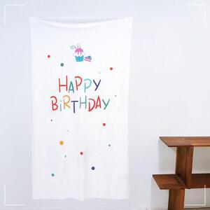 [2개구성] 필우커머스 - 생일2 천 벽데코 패브릭 포스터 QWE2E3AE