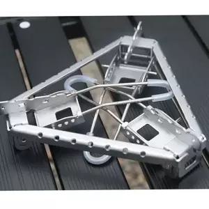 접이식 버너 스탠드 휴대용 야외용 거치대 캠핑 버너 스탠드 미니 받침대 그리들 조리대 화로대 경량 주방