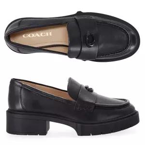 [코치] 시그니처 로고 CB990 BLK 코치 레아 로퍼 리아 로퍼 여성 구두