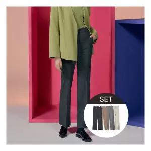 리베레츠 울헤링본세미부츠컷팬츠2종세트 716838