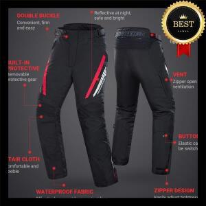 오토바이 바지 보호 장비가있는 따뜻한 방풍 야외 모토 크로스 라이딩 안티 가을