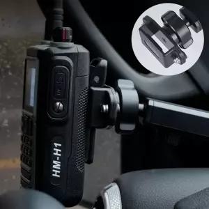 무전기 받침대 다용도 오토바이 자전거 차량용 무전기 거치대 송풍구 대시보드 흡착식 핸들바 핸들 전면