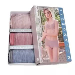 [하프클럽/]여성 깔끔 베이직 누디 숏 드로즈 소프트 팬티 3매입