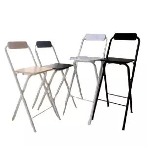 접이식 높은 의자 간이 벤치 홈바 체어 스툴 바텐 등받이 식탁 패널 바체어 보조