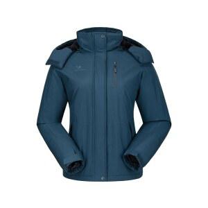 CAMEL스포츠 여성 방수 스노우 스키 재킷 플리스 따뜻한 겨울 코트 후드 방풍 단열 스노보드