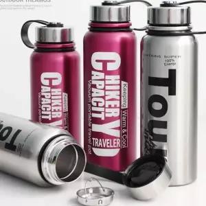 스테인리스 보온병 캠핑용 등산용 대용량 아웃도어 보온병 휴대용 텀블러