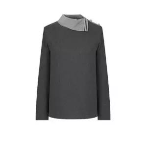 [롯데백화점]크로커다일레이디 사이드 오픈 장식티셔츠 CLEWTS117