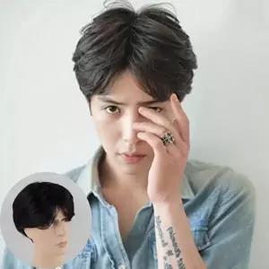 오대오 남성가발 군인 패션 헤어 변신 가름마 스타일 (KYR-WB11EB3)