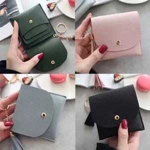 예쁜 학생 직장인 여성 태슬 열쇠고리형 미니 지갑 iCn6+6Uwu