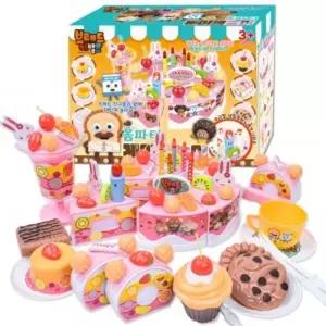 브레드이발소 홈파티 케이크놀이 br-1108 생일파티 썰기 파르페 DIY꾸미기 한국어버전 생일송/주방/놀이