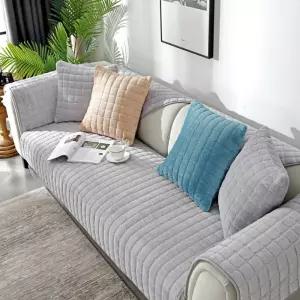 고정바 있는 퀼팅 극세사 소파패드 3인용 4인용 쇼파 덮개 깔개 미끄럼방지