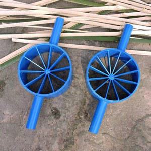 커터칼 죽공예 6조각 대형 파죽기 2칼 대나무 쪼개기 지름 5cm2칼 도구 2조각 자르는칼 커팅 대나무칼 6cm 가공