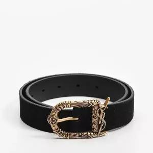 [생로랑] 골드 YSL 셀릭버클 여성벨트 블랙 533721 03F0W 1000