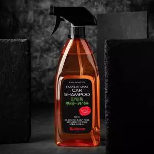 [내일도착]불스원 파워 폼 뿌리는 카샴푸 600ml, 2개입